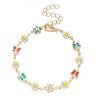 Pulseiras Femininas Europeias e Americanas Transfronteiriças Ecológicas Olho de Demônio Estilo Ins Coração Borboleta Pulseiras Pulseiras Joias Moda Criativa