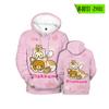 Suministro transfronterizo de comercio exterior Suéter de primavera y otoño Personalidad estampado completo Lindo oso Sudadera con capucha de manga larga para hombre y mujer