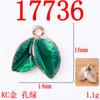 Hojas Galvanizadas de una Pieza Hechas por el Fabricante DIY Joyería Hecha a Mano Accesorios para el Cabello Paso Colgante de Borla Rockera Accesorios de Aleación Suministro Directo