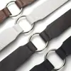 Cinto de Couro Destressado Retrô Simples para Mulheres com Fivela Prateada, Cinto Largo Versátil para Ternos Casuais e Jeans, Acessório para o Dia a Dia