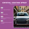 Spray de Recubrimiento Automotriz Transfronterizo, Spray de Recubrimiento con Efecto Espejo para Mejorar el Brillo, Adecuado para el Cuidado Diario de la Pintura del Automóvil