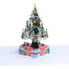 Fabricante fornece árvore de Natal 3D impressa em cores Cartão de felicitações 3D Cartão 3D de Natal Bênção Gratidão Ano Novo