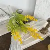 Bosque Escandinavo Verde Planta Verde Hoja Verde Techo de Salón de Bodas Mimosa Plástico Flor Falsa Hierba de Amante Eucalipto