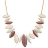 Cross-border Nova Cor Pintura Olive Leaf Brincos Colar terno Criativo Pequeno Fresco Mulheres All-match Colar