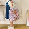 Mochila Capivara Desenho Animado Fofa Nova Jardim de Infância Bebê Meninos e Meninas Casual Moderna Estilo Ocidental Mochila Escolar Pequena