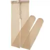 Medias de Línea 0D Ultradelgadas con Perlas en la Entrepierna Pantimedias Brillantes de Verano Sexy Punta Transparente Medias Aurora para Mujer