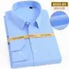 Camisa de manga larga para hombre de otoño engordante aumento ropa formal de negocios mono profesional camisa blanca de manga larga talla para hombre gordo pulgada