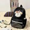 Mochila de Estilo Japonés Nueva de Alto Valor Fresca Dulce Linda de Cachorro para Estudiantes de Secundaria y Preparatoria Mochila Ligera para Salidas de Primavera