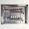 Caja de acero inoxidable caja negra diversidad blindaje calefacción por suelo radiante separador de agua cubierta de blindaje caja empotrada aleación de aluminio mantenimiento