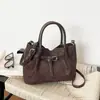 Bolso de trabajo de otoño e invierno para mujer, nuevo bolso de hombro retro de moda 2026, bolso cruzado de gamuza