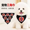 Bandana para mascota, babero para perro, bufanda estampada para gato, bandana triangular para mascota con collar