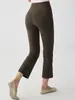 Pantalones Harem 7/8 para Mujer, Nuevo Estilo Verano 2026, de Cintura Alta, Caídos, Pierna Ancha, Versátiles, Pantalones de Yoga Rectos para Mujer Petite