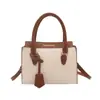 2026 Novo Estilo Color-Blocking Simples Grande Capacidade Texturizado Patchwork Bolsa de Ombro Fashionável Elegante Bolsa Transversal Estilosa Bolsa Feminina Tendência