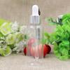 Botella cuentagotas de PET de 50 ml para aceite esencial tapa de color brillante botella de plástico botella para mezclas botella para rellenar botella de aceite esencial botella para cosméticos para rellenar