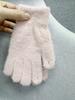 Guantes de felpa sin dedos para pantalla táctil para mujer, color sólido, cálidos, resistentes al viento, tejidos para ciclismo, específicos para adultos