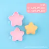 Decoraciones para pasteles serie pentagrama tridimensional, relieve simulado tridimensional de pentagramas grandes y pequeños para postres y moldes para pasteles de luna