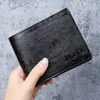 Cartera para Hombre Transfronteriza Corta Marca de Tendencia Europea y Americana Cartera Personalizada para Billetes de Dólar 80% de Descuento Cartera con Múltiples Ranuras para Tarjetas Venta Directa de Fábrica