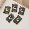 Accesorios de joyería DIY K oro tarot calavera egipcia de la muerte Sol Luna estrella gota de aceite aleación colgante colgante
