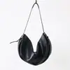 Bolso Cruzado de Hombro Único Nuevo de Moda Versátil Forma de Media Luna para Viajes Diarios, Simple y Versátil, Bolso de Axila Estilo Perezoso y Relajado