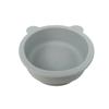 Cuenco de silicona para niños, apto para alimentos, con forma de oso de dibujos animados, todo en uno, para que los bebés aprendan a comer, con ventosa.