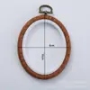 Nuevo bordado vintage de 21 cm de imitación de madera, elástico, para manualidades, bordado hecho a mano, punto de cruz, herramienta auxiliar para decoración del hogar, pintura colgante