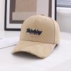 Gorra de béisbol de primavera y otoño para mujer, nueva gorra rígida de moda para hombre, gorra con visera versátil, informal, estilo coreano, gorra bordada, resistente al sol, para verano