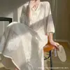 Toalha Tencel Bordada Corrente Bordada Estilo Chinês Vestido Dinastia Han Tecido Bordado Tecido de Renda
