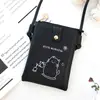 Bolsa para Celular Bolsa Transversal Feminina 2025 Nova Versão Coreana Bonita Casual Mais Fácil de Combinar Mini Bolsa Pequena Porta-Moedas Bolsa de Ombro