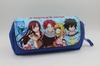 Cartera corta de PU para hombre y mujer con cola de hada, billetera para adolescentes, estudiantes, anime, Hokage, monedero gris