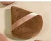 Esponja de maquillaje de doble cara con flocking triangular transfronterizo, esponja de maquillaje de cojín de aire, esponja de maquillaje de polvo denso, esponja de maquillaje de terciopelo de cristal súper suave, esponja de maquillaje de gotas de agua