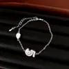 Collar, aretes, pulsera con colgante de número 5 gota de agua de circón chapado en oro real, juego personalizado, joyería de lujo ligero de alta gama