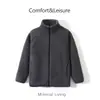 Chaqueta Polar para Niños Otoño e Invierno Ropa Cálida Niños y Niñas Estudiante Uniforme Escolar Artefacto Chaqueta Cortavientos Forro Familia