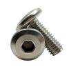 Tornillo de cabeza hueca hexagonal con borde invertido de acero inoxidable, tornillo de cabeza hueca hexagonal de cabeza plana M2M2.5M3M4M5, tornillo para muebles