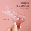 Pente de Massagem Quatro em Um Rosa Delicado, Pente de Massagem para Couro Cabeludo, Ferramenta de Terapia Capilar, Ferramenta de Massagem Meridian, Raspador para Rosto, Olhos e Nariz