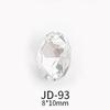 Xi Nuan Cristal Apontou Fundo Nu Diamante Oval Nail Art Jóias Colorido Cristal Quadrado Redondo Nu Diamante Unha Adesivo JD-85