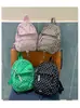 Mochila estudantil de bolinhas estilo floresta, mochila estudantil casual leve, mini mochila nova de alta aparência