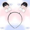 Tian Xiwei Estéreo Primavera Faixa de Cabelo Faixa de Cabelo Grampo de Cabelo Concerto Envolvente Assistência para Figura