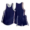 Chaleco Deportivo Transpirable de Secado Rápido Estilo Americano para Adultos Camiseta con Estampado Uniforme de Equipo de Competición para Estudiantes Universitarios Conjunto de Uniforme de Baloncesto Compra Grupal