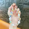 Cadena de Teléfono con Cuentas para Chicas Transfronteriza Llavero Colgante Lindo para Mochila Llavero de Coche Pequeño Regalo al por Mayor para Comercio Exterior