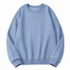Sudadera con capucha para hombre de otoño 2026, holgada, cuello redondo, estilo Hong Kong, con felpa interior, color liso simple, impresión digital directa, top juvenil