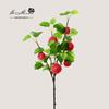 Flor artificial estilo pastoral fruta simulada bonsai decoração de interiores fornecimento direto da fábrica flor artificial uma geração de vaso de simulação