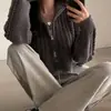 Jaqueta Suéter de Tricô com Zíper Duplo Estilo INS Coreano Outono/Inverno 2026 Nova Vintage Chique Estudante para Mulheres
