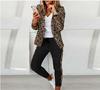 Nuevo traje informal de cuadros escoceses para mujer europea y americana de 2024, ajustado, con solapa y pantalones con cordones.