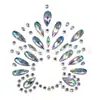 Superficie de Malla de Gota de Agua Rhinestones de Resina Color AB Rhinestones de Resina Color AB Rhinestones Redondos Iridiscentes Rhinestones Adhesivos
