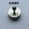 Soporte Sólido de Acero Inoxidable para Pinceles de Caligrafía, Pintura China, Oficina, Estudiante, Pesa Papeles Redondo, Protector de Bordes Metálicos