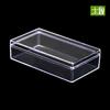 Caja Plástica Rectangular Transparente Caja Plástica Pequeña Caja de Empaque para Bastoncillos de Algodón Organizador de Almacenamiento de Objetos Pequeños con Tapa Ps Caja Pequeña Venta al por Mayor