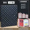 Bolsa de Armazenamento de Documentos Familiares de Couro com Botão de Pressão Livro de Armazenamento de Folhas Soltas A4 Livro de Arquivo de Recibos Documentais Armazenamento de Livro de Registro Doméstico