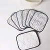 Paño para lavar platos con hilo plateado artículo bueno para la cocina toalla para lavar platos de fibra de bambú con hilo plateado doble capa engrosada paño de limpieza sin aceite para fregar cuencos portátil