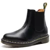 Botas Chelsea 2976 de Couro Macio para Mulheres, Botas de Motocicleta para Casais, Botas Curtas Britânicas de Couro Genuíno Masculinas, Sapatos de Couro Casuais Unisex de Tamanho Grande