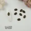 Ventas Directas de Fábrica de Nuevos Pedrería Retro Cruzada para Uñas de Moda al Por Mayor, Decoraciones para Uñas con Forma de Corazón y Cabeza de León